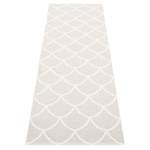 Kotte matte 70x225 cm fossil grey / white 