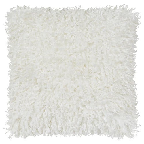 Wooly pyntepute 45x45 cm Ivory