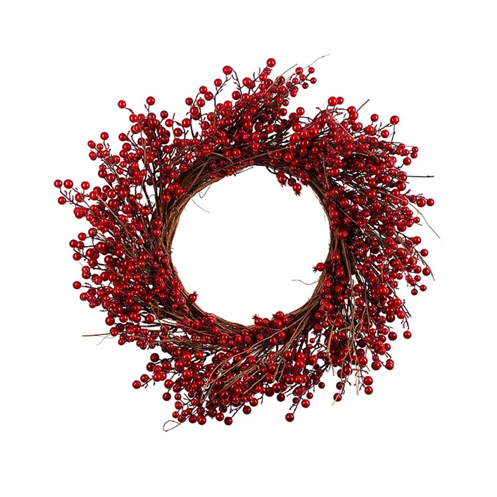 Kunstig bærkrans Red Ø 75 cm