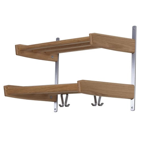 Meja Hattehylle 59 cm 2 hyller Lakkert eik