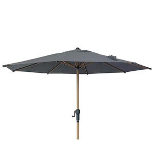 Parasoll Ø300 cm Mørkegrå