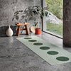 Vera Pop teppe Leaf/Misty Mint 70 x 280cm