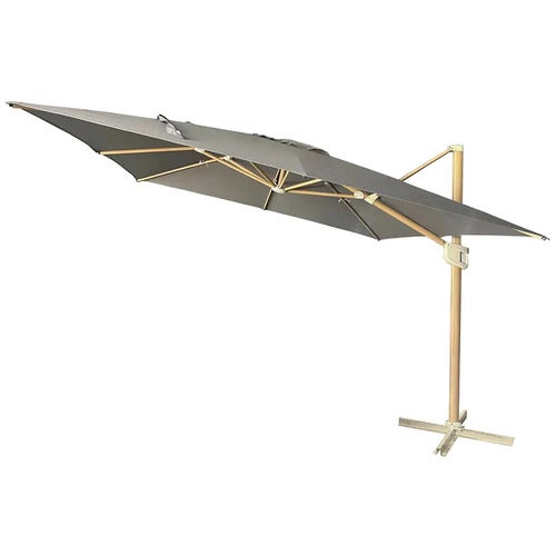 Hengeparasoll 300x300 cm Mørkegrå