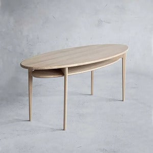 Celia Sofabord 120 cm Hvitoljet eik