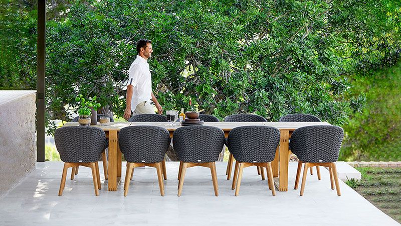 Endless Matbord 100X332 Teak Spisebord