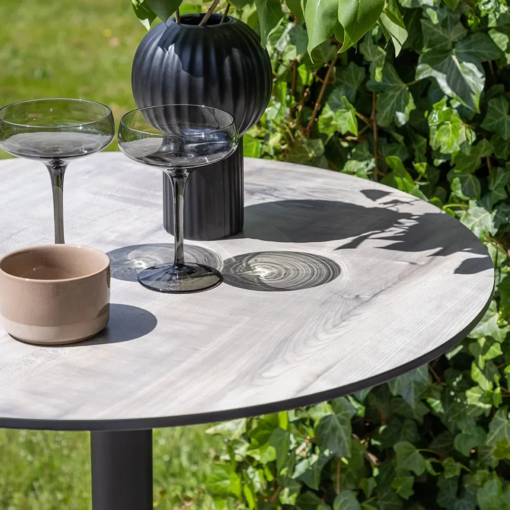 Milano Barbord Ø70 cm svart 