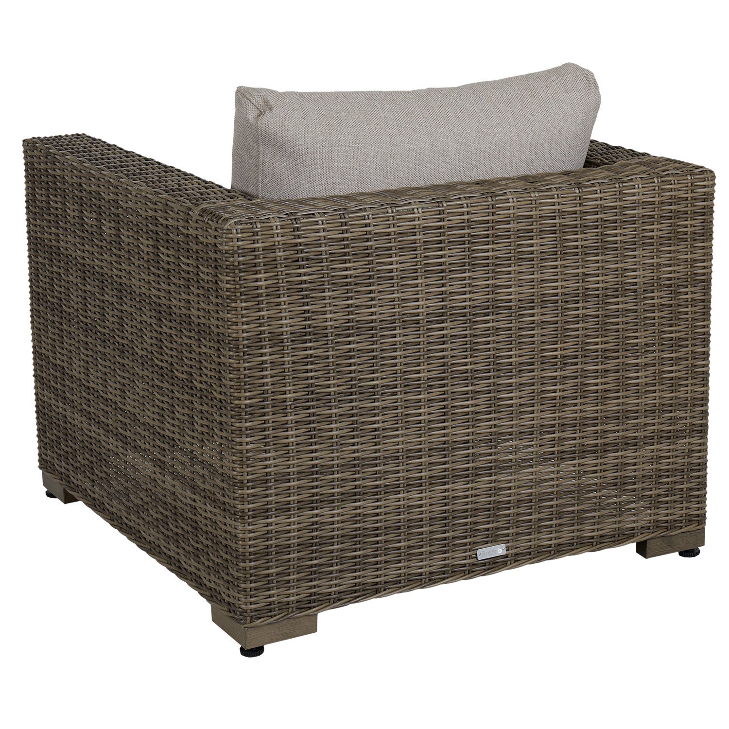 Ninja stolen i rustikk kunstrotting inkludert vanntette puter