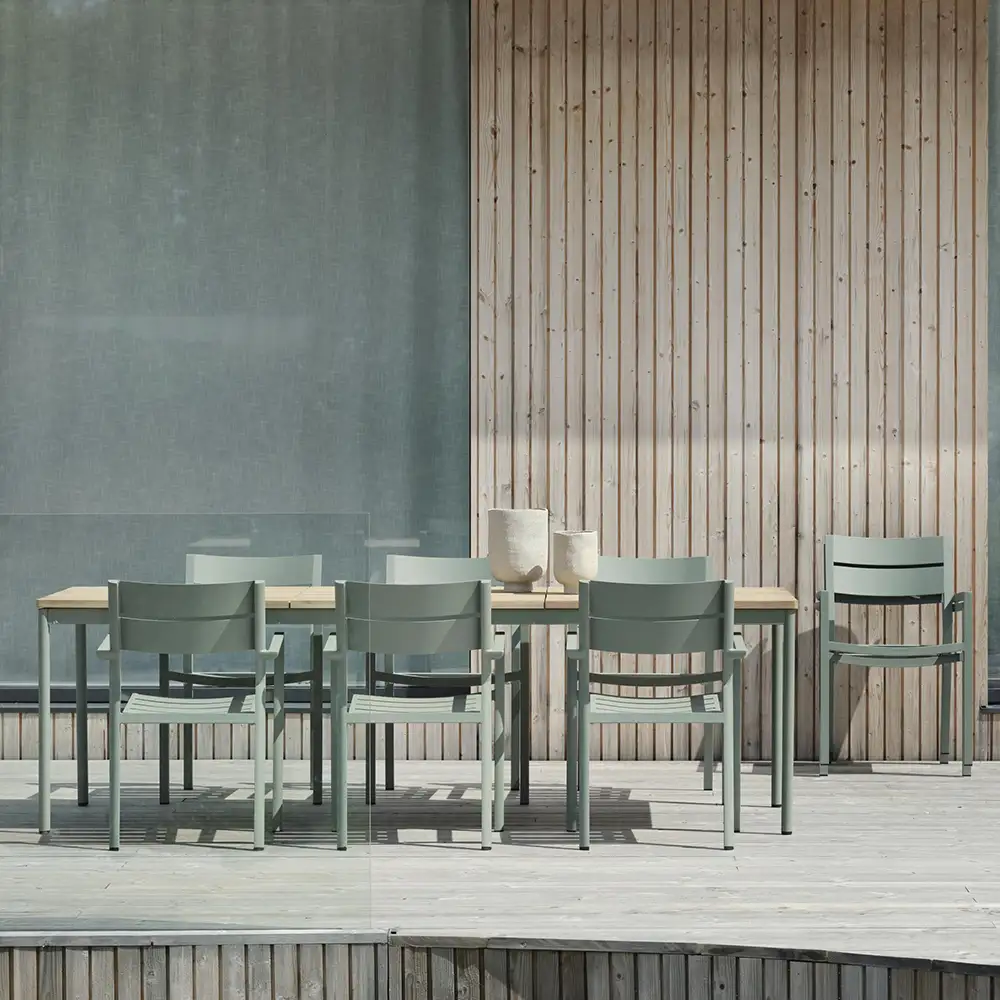 Delia spisestol Dusty Green Brafab