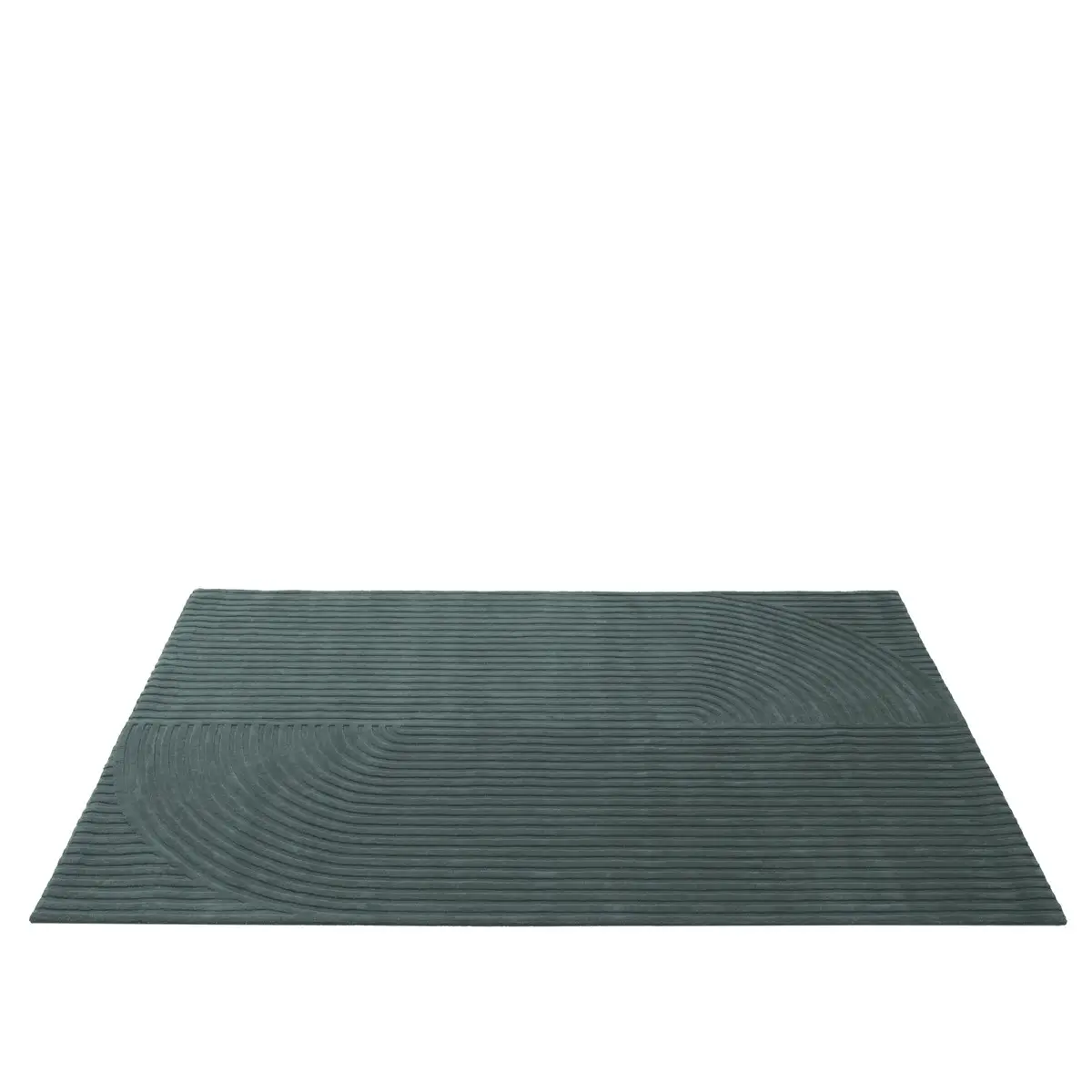 Relevo Teppe Quattro - 200 x 300 cm - Dark Green 