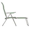 Spaghetti solstol i sage green aluminium