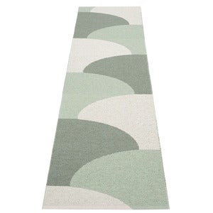 Hill teppe Army/Misty Mint/Fossil Grey 70 x 270cm