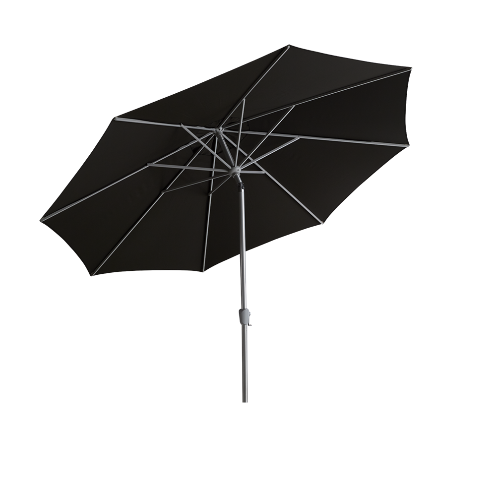 Abriola parasoll 330 cm svart