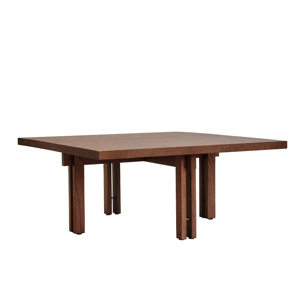 101 Copenhagen, Sofabord i eik 80x80 Plinth Classic Brown Oak