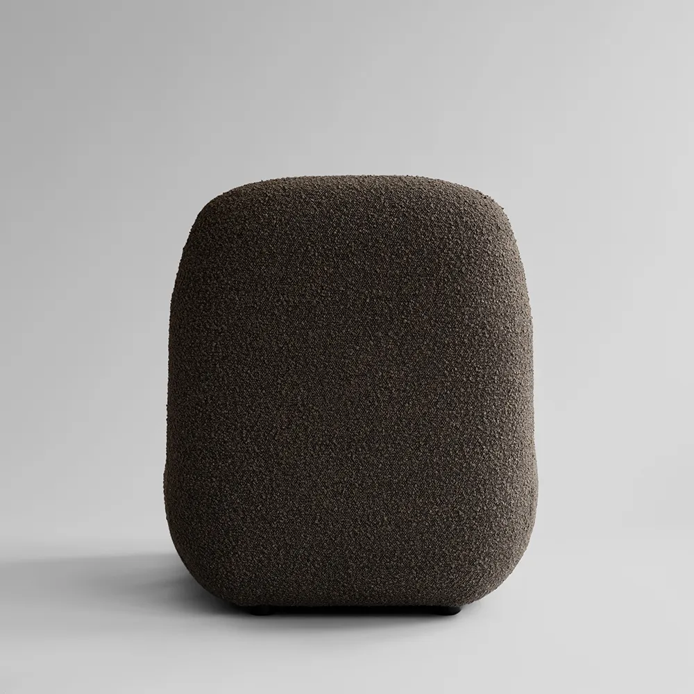 Toe Lenestol flat - dyp taupe