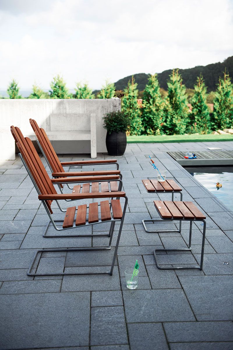 L105 avlastningsbord teak Grythyttan Stålmöbler