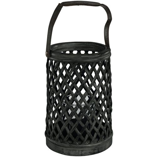 Bamboo lyslykt svart Artwood