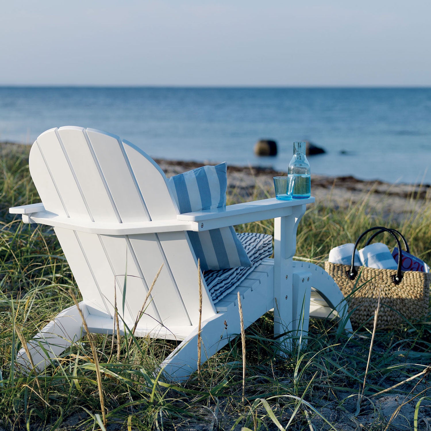 Adirondack Liggestol hvid 