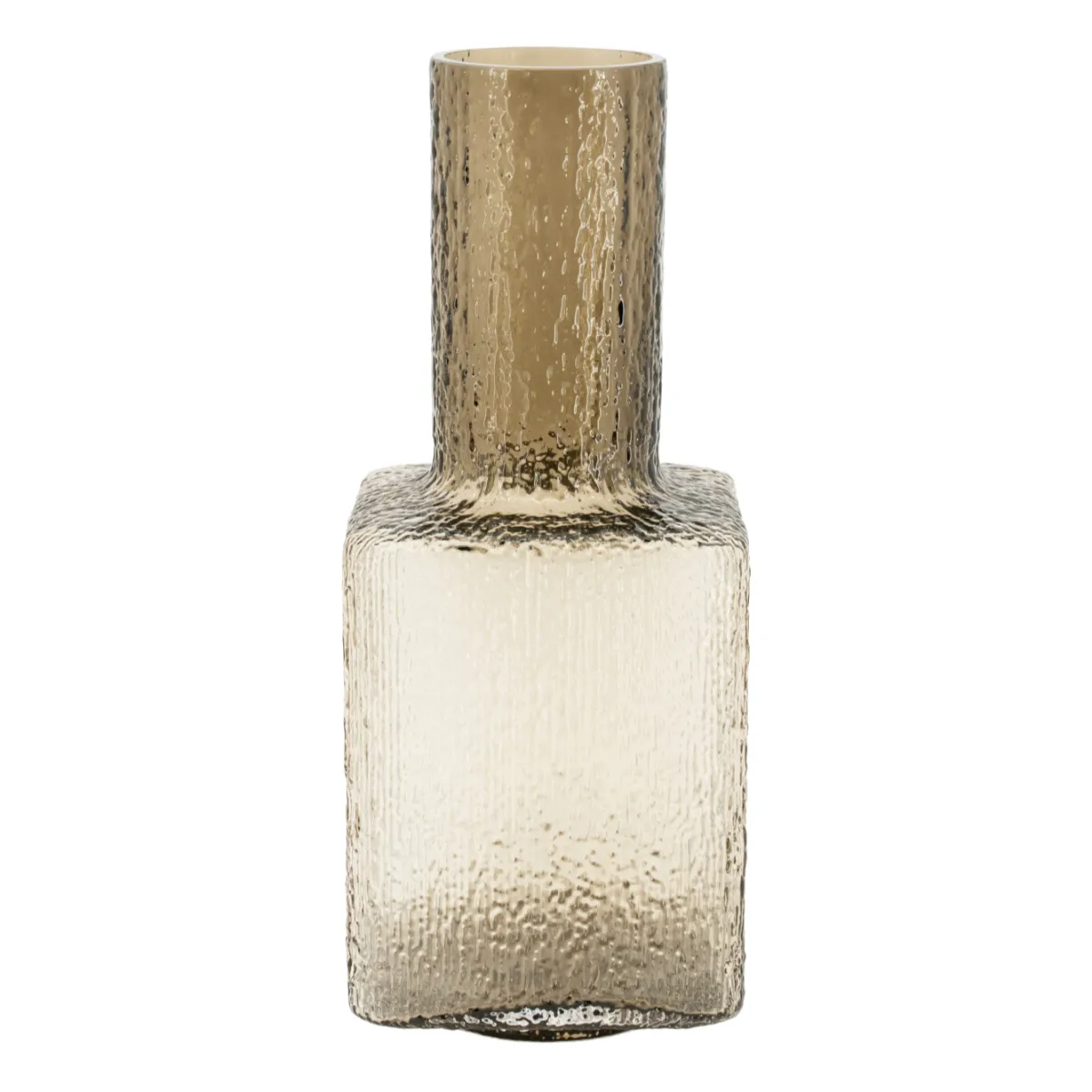 Texta 1 13,3x13,3x32,6 cm Glass Brun
