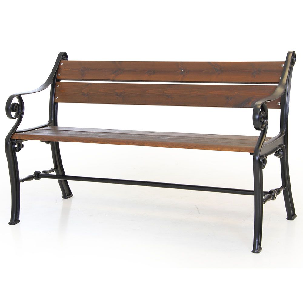 København parkbenk svart/java