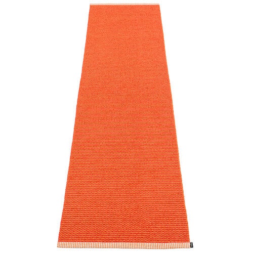 Mono matte 70x300 cm pale orange / coral red 