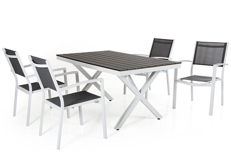 Leone Karmstol Hvit/Grå