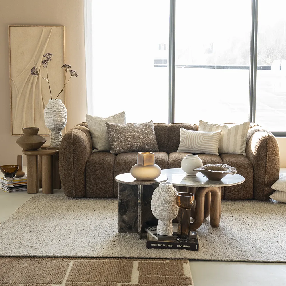 Sofa Cubetto (2,5-seter) Brown
