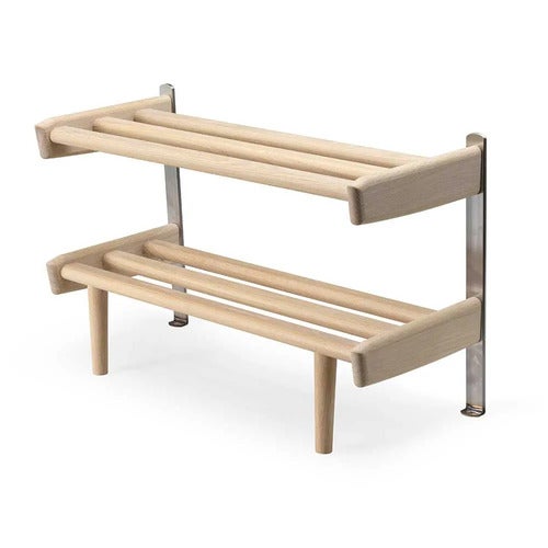 Meja Skohylle Gulv 59 cm Hvitoljet eik