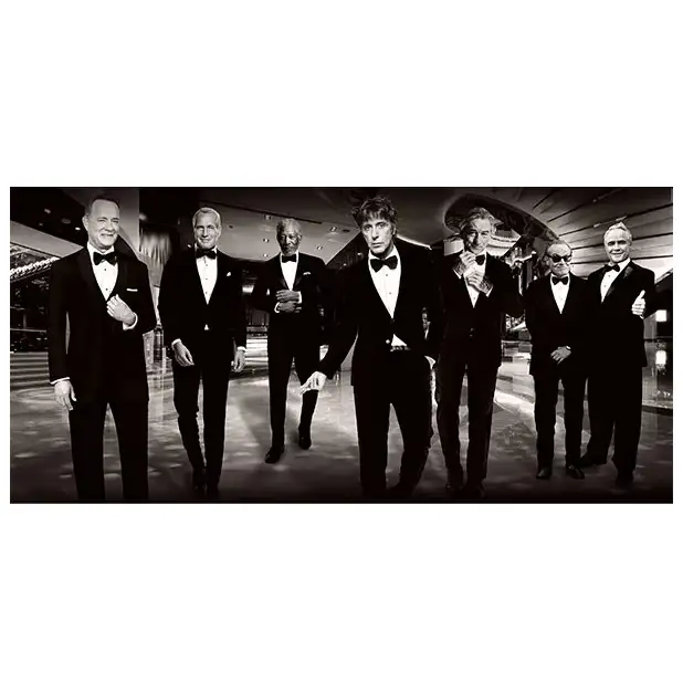 Artwood, Veggdekor Big shots of Hollywood 250 x 120 cm Artwood