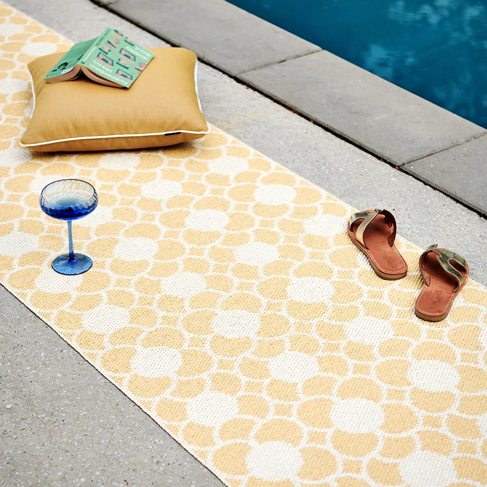 Anya teppe Pale Yellow/Vanilla 70 x 300 cm