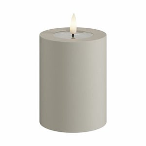  LED utendørs blokklys 7,5x 10 cm sand