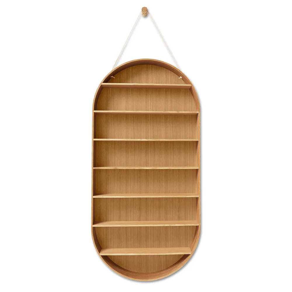 Oval Dorm Hylle - Oiled Oak