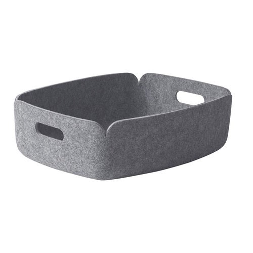Restore Tray Oppbevaringsbrett 28 x 15,5 cm - Grey Mélange Muuto