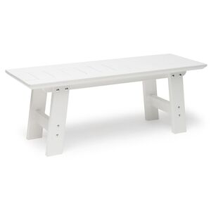 Bullerö 40x120 cm Bænk hvid 