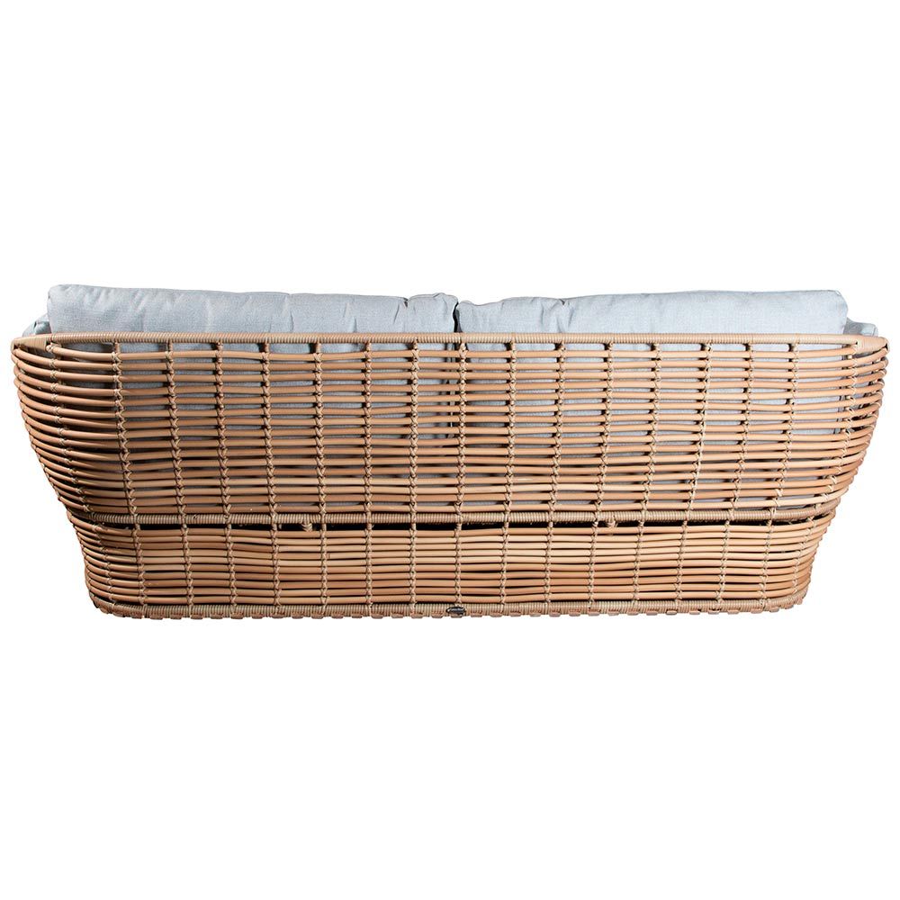 Loungesofa Basket Natural Artificial Wicker Incl Light Airtouch Putesett