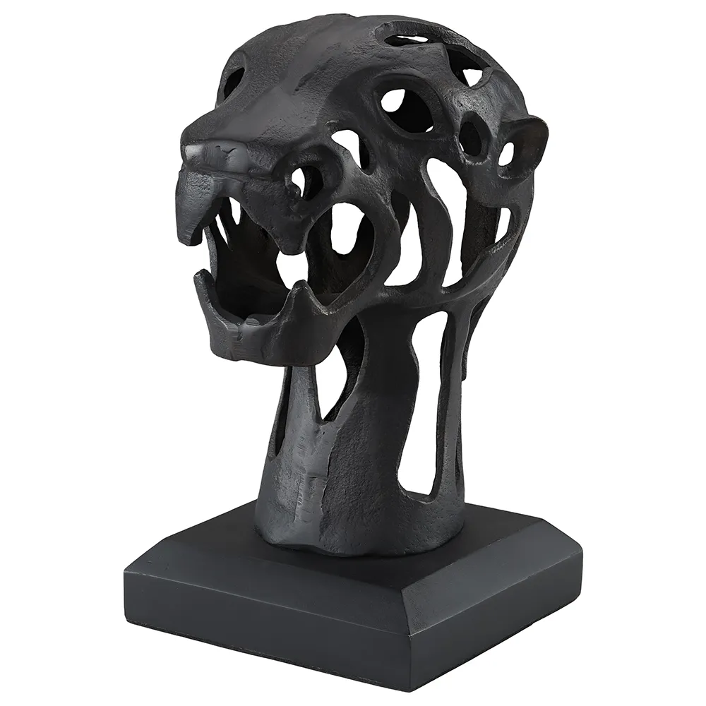 PANTHER decor antique black/bronze