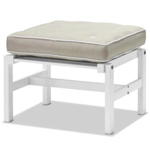 55x55cm skammel aluminium hvid 