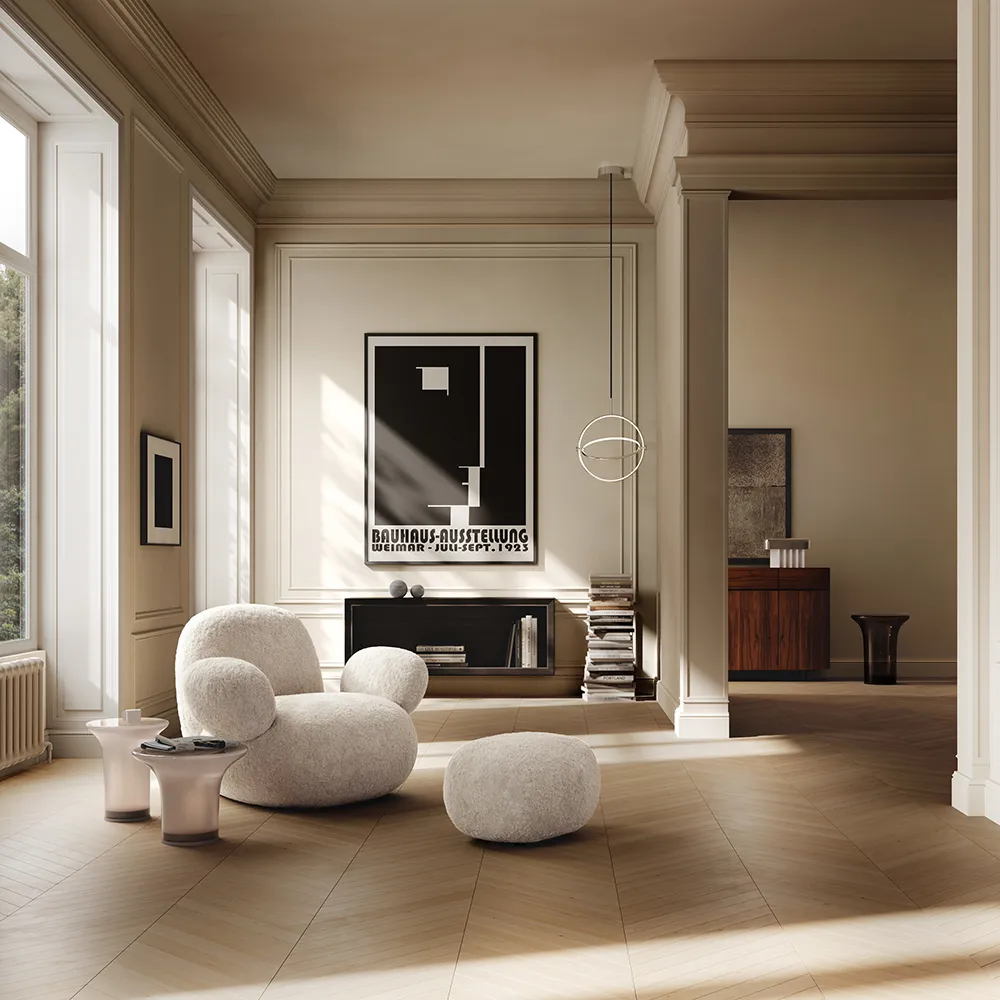 Trumpet Coffee Table Tall – Røkt ørken