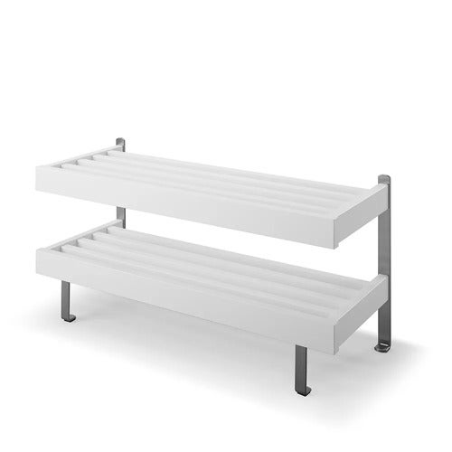 Nadja Skohylle 80 cm Hvitlakkert bjørk/grunnstål