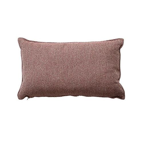 Ornamentpute i vevd tekstil 52X32 cm Lys Bordeaux 