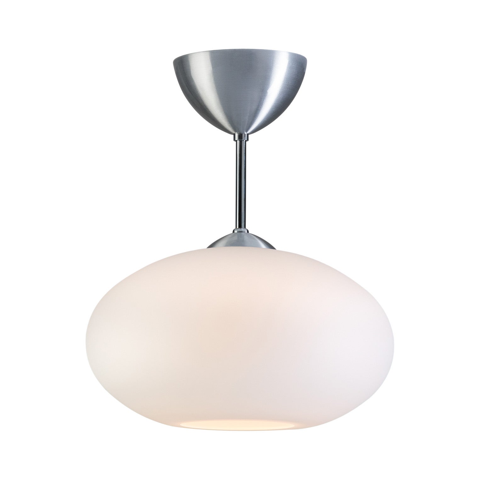 Bullo Ceiling D270 Aluminium/Opalglass