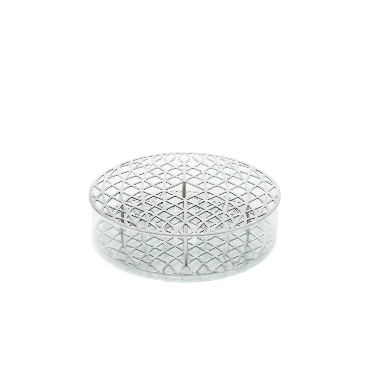 Äng Optimum Steel Ø21,9xH6,2 cm Messing, Glass Klong
