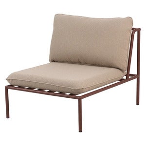 Collier Midtseksjon  Zin red / Teddy beige