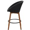 Peacock Barstol Mørkegrå