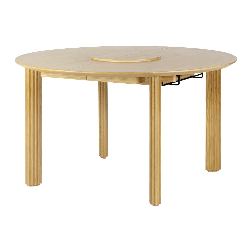 Comfort Circle Spisebord med uttrekk 132-202x132 Oak