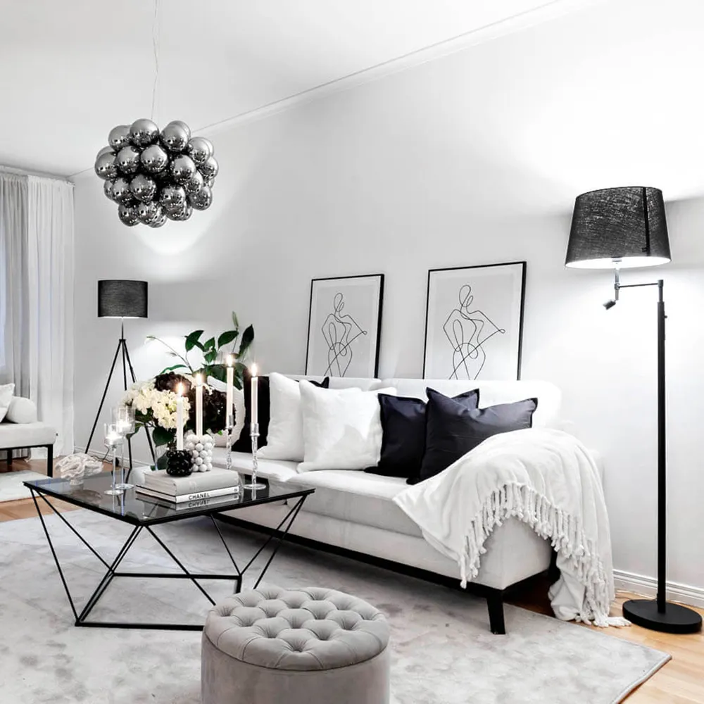 Orlando Gulvlampe Svart