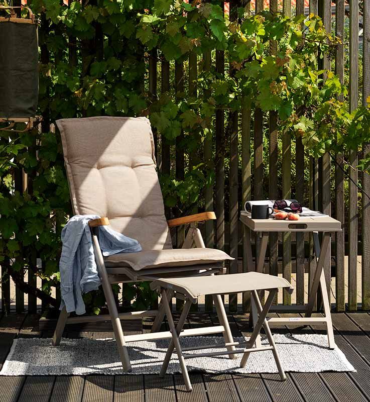 Andy fotskammel kaki/beige Brafab