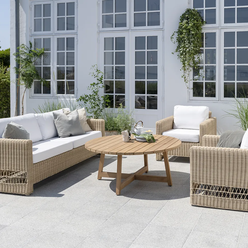 Victor salongbord Ø120 cm teak