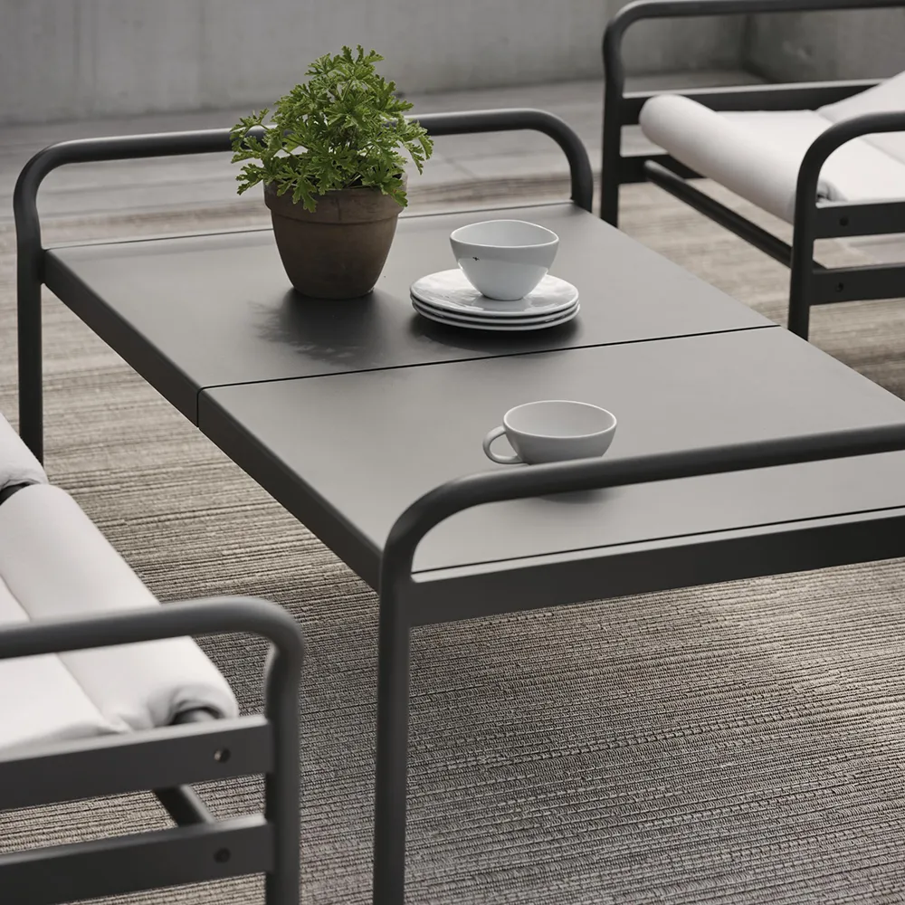 Sling salongbord 135x85 cm Antrasitt