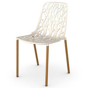 Forest Spisestol Iroko/Creamy White