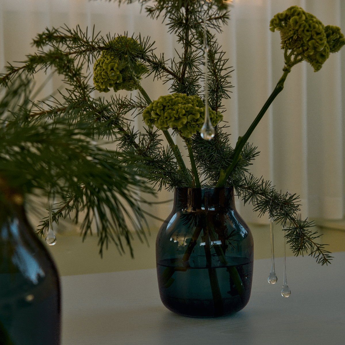 Silent Vase Ø15 cm Dark Green